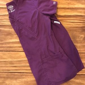 Purple Cherokee Premium Scrub Top and Pants